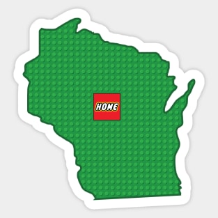 WI Home. Sticker